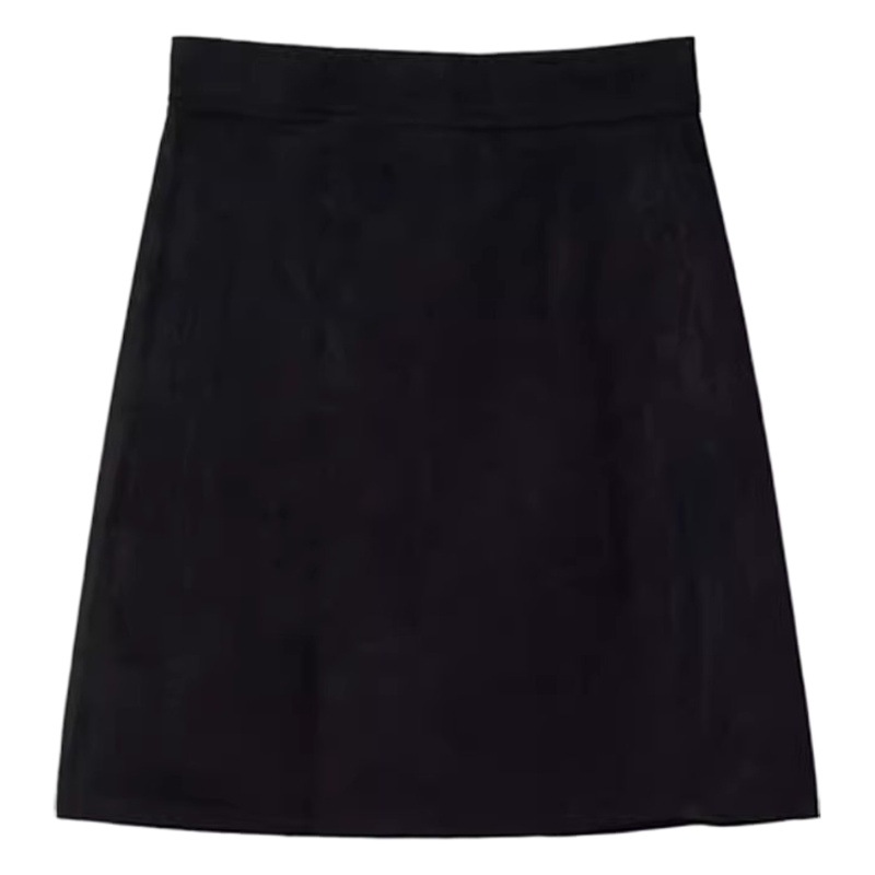 High Waist Hip Skirt Short Skirt Deerskin Fleece Skirt Women's Autumn and Winter Slimming A- Line Skirt 2023 New Pink Skirt