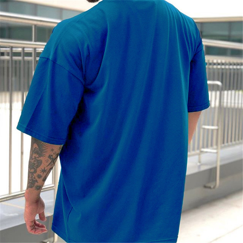Picture of Muscle Fitness Sports Short-sleeved Slim-fit T-shirt Running Top Breathable Casual Chinese Style Men's T-shirt