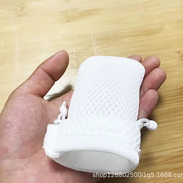 Creative mesh drawstring bag multi-size mesh storage bag portable anti-collision dustproof packaging bag