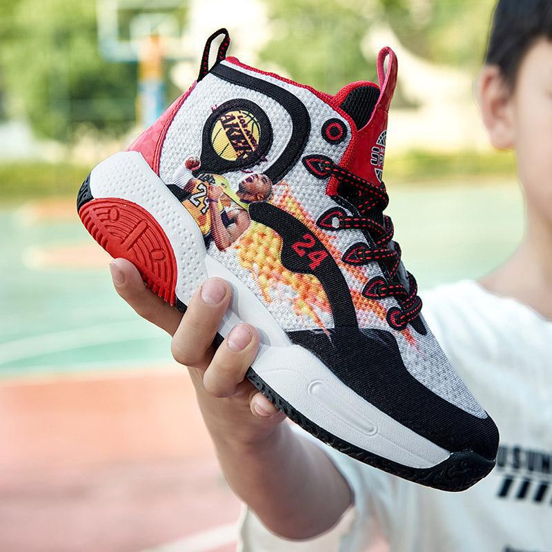 Boys' sneaker 2024 Summer New Children's Running Shoes Teenager Boys Sports Basketball Shoes for 2035