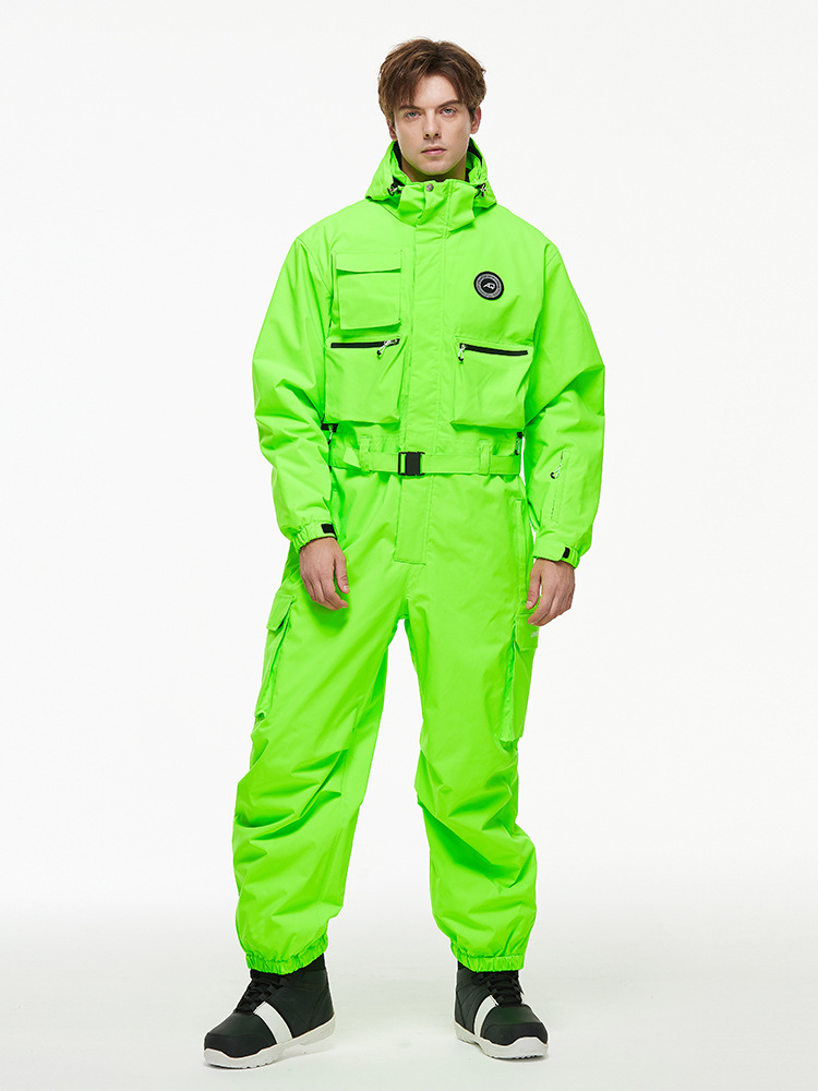 Picture of Men's and Women's Looser 24-25 Snow Season Waterproof Warm Snowboard American-style One-part Ski Suit