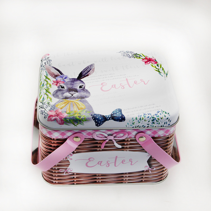 Picture of High-End Gift Jar Mid-Autumn Festival Suitcase Candy Cookie Tin Box Biscuit Box Mooncake Box Square Large Mid-Autumn Festival Gift Box