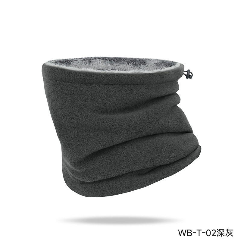 Picture of Winter Warm Scarf, Outdoor Sports Velvet Thickeneded Scarf, Windproof Polar Fleece, Adjustable Cycling Ski Mask