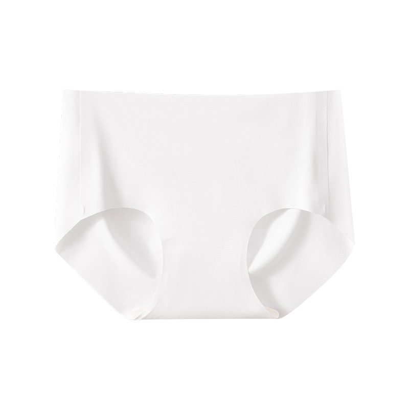 Picture of Naked ice silk underwear ladies waist seamless 3D hip no hip antibacterial cotton crotch high school students triangle shorts