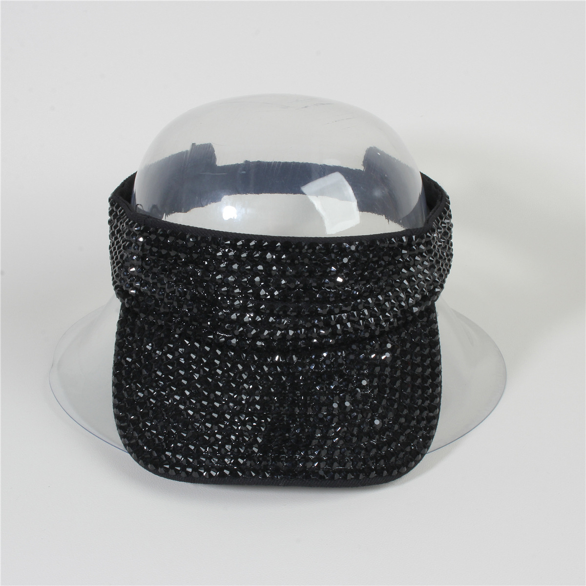 Picture of Cross-border Foreign Trade Summer Women's Point Drill Anti-purple Roof Outside Line Face-shading Sunscreen Solid Color Diamond Sunlight Empty Hat