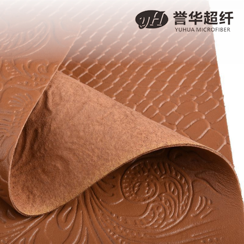 Picture of Embossed Embossed Leather Microfiber Leather Luggage and Shoe Materials Snake Pattern Lizard Pattern Crocodile Pattern Veneer Suede Microfiber Leather