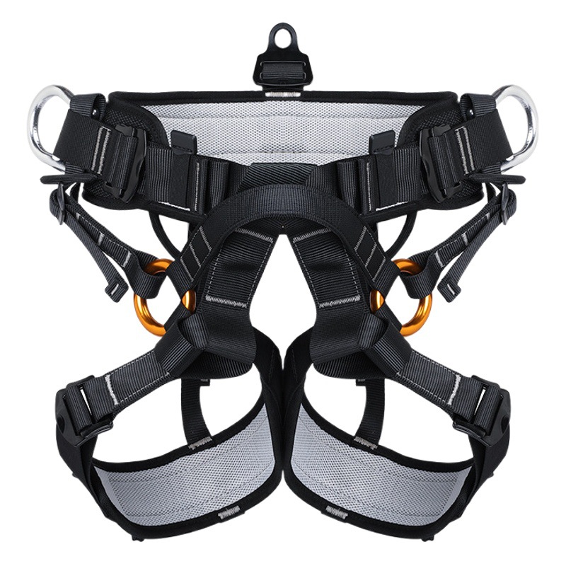 Kanle tree climbing safety belt half-body sitting speed drop safety belt outdoor high-altitude climbing work waist and leg protection belt
