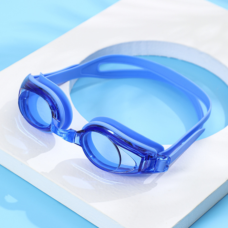 Picture of Factory wholesale new silicone swimming goggles adult anti-fog eye protection swimming goggles close fit waterproof swimming glasses