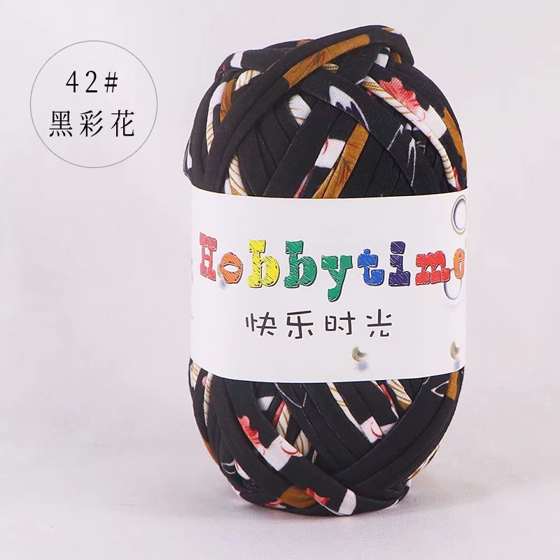 Picture of Happy Time High Elasticity Cloth Line 100g Color Material Bag Home Carpet Floor Mat Hook Shoe Hand-Knitted Thread