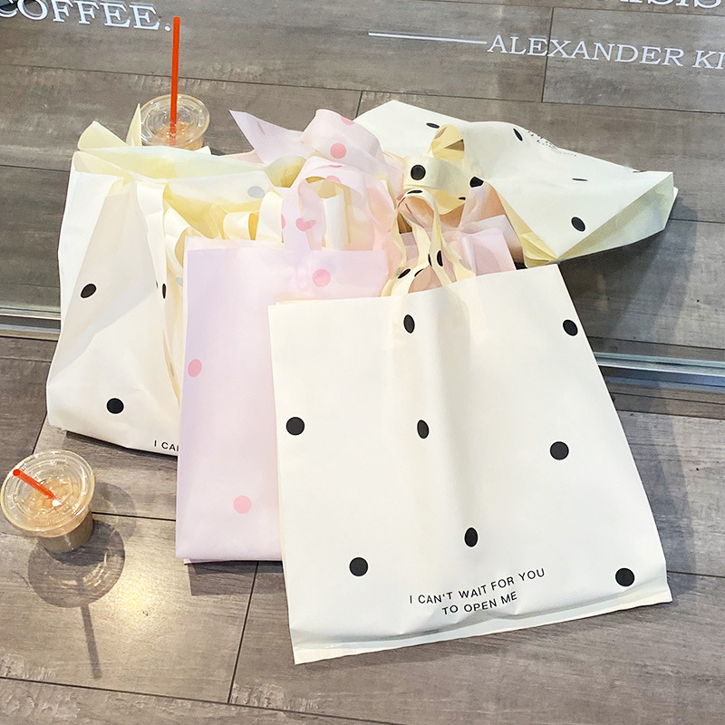 High-end Clothing Store Handbags, Plastic Bags for Clothes Shopping and Packaging, Wholesale Gifts That Can Be Carried on the Shoulder and Can Be Printed with logo