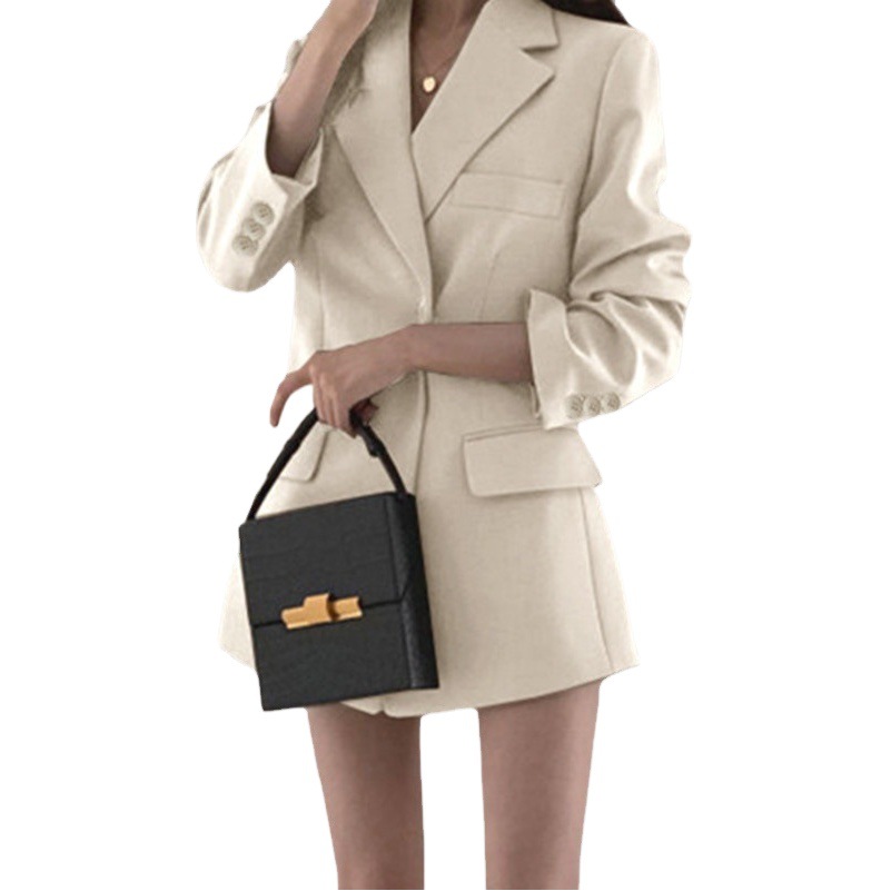 Suit Jacket Women's Spring 2023 Spring and Autumn New Korean Style High-grade Sense Fried Street Petite Loose Casual Suit
