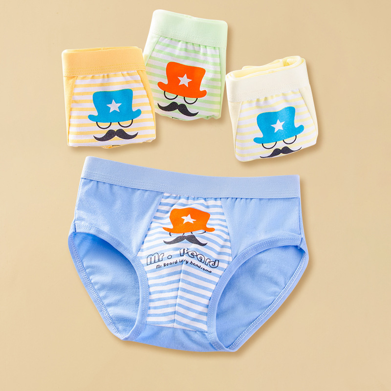Children's underwear boy triangle boy cartoon underwear big children's underwear boys cotton briefs wholesale