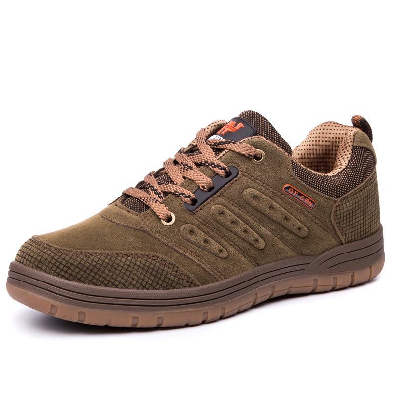 Cross-Border Large Size Men's Shoes 2024 Spring and Autumn New Outdoor Casual Hiking Hiking Shoes Low-Top Lace-Up Travel Men's Shoes Batch