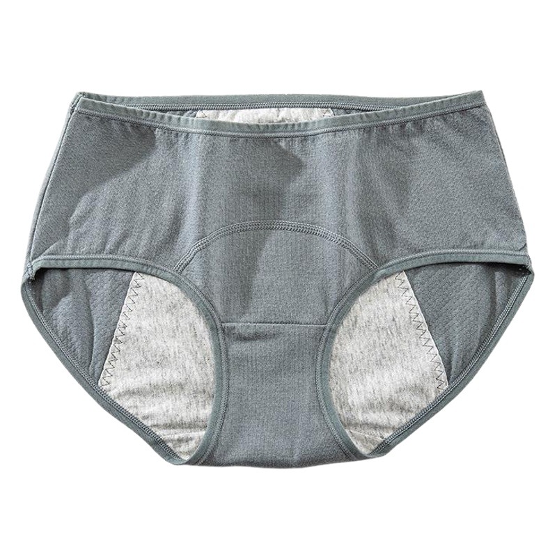Picture of Women's Menstrual Pants, Aunt Pants, Mid-Waist Pure Cotton Crotch Triangle Menstrual Pants, Leak-Proof Large Size Underwear, Women's Menstrual Sanitary Pants