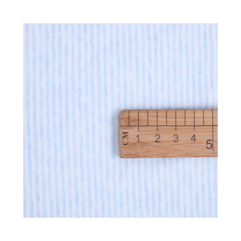 Picture of 40S Cotton 0.2 Striped Yarn-dyed Cotton Wool Knitted Double-sided Cloth Home Clothes Pajamas Leggings Fabric