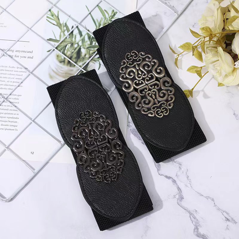 Factory sale vintage national style ladies elastic belt