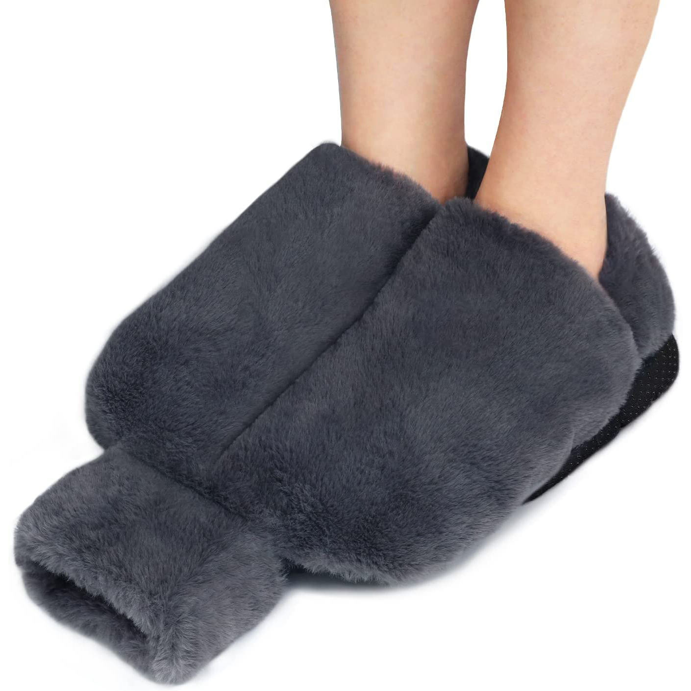 Cross-border foot warmer water heater 2L hot water bag slippers heating foot warmer washable removable heating foot cover