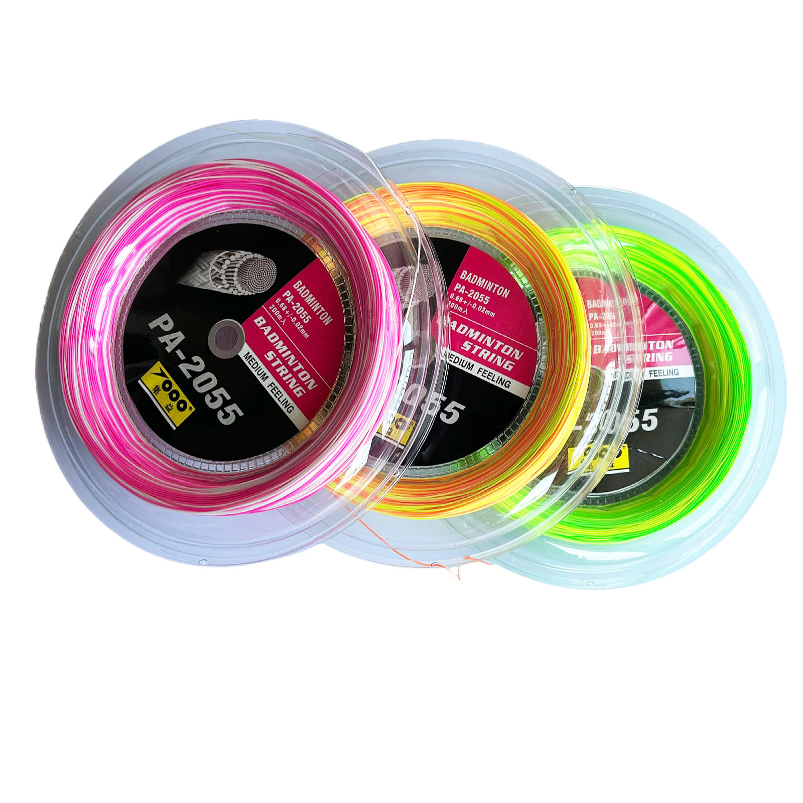 Picture of TOPO Jiyi large plate rainbow Badminton Line 200 m badminton double color line high elastic Badminton Line