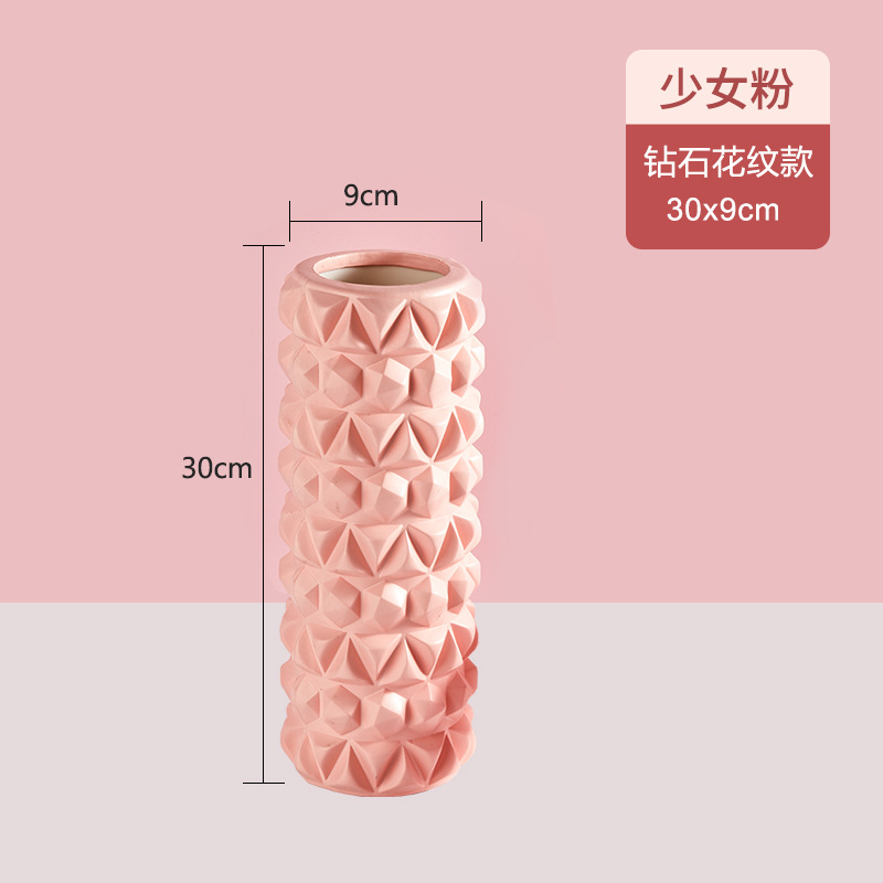 Picture of Factory sales hollow yoga column Mace EVA foam shaft muscle relaxer fitness massage stick roller barrel
