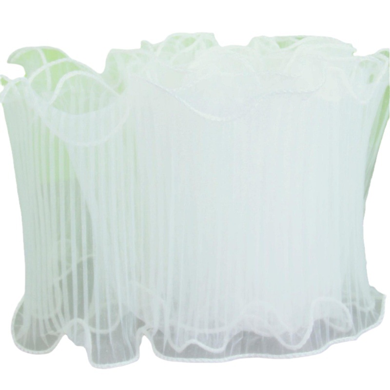 Double-Sided Wave Yarn Flower Packaging Materials, Wave Yarn Lining, Pleated Yarn, Flower Shop Materials, Rose Mesh Yarn Wholesale