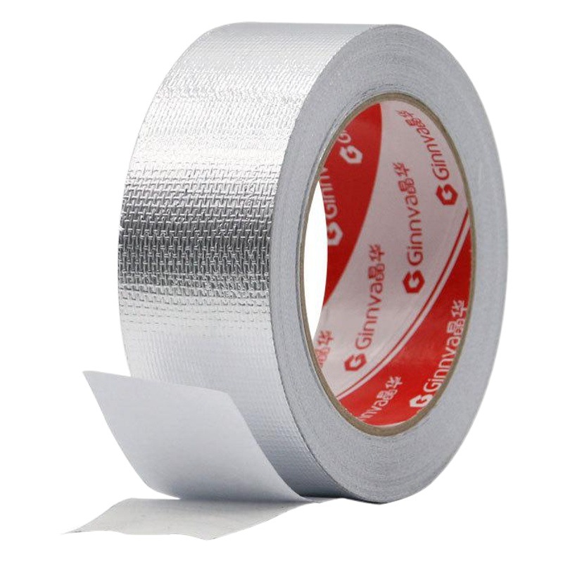 Jinghua Thickened Wear-resistant High-temperature Sun-resistant Waterproof Leak-mending Tape Flame Retardant Glass Fiber Aluminum Foil Tape