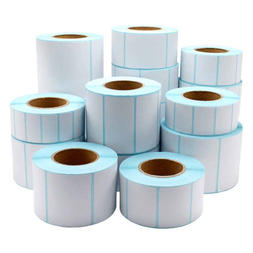 Cross-Border E-Commerce Three-Proof Thermal Paper Temu70X20Mm Amazon 100X100 Xiyin Barcode Paper Printing Stickers
