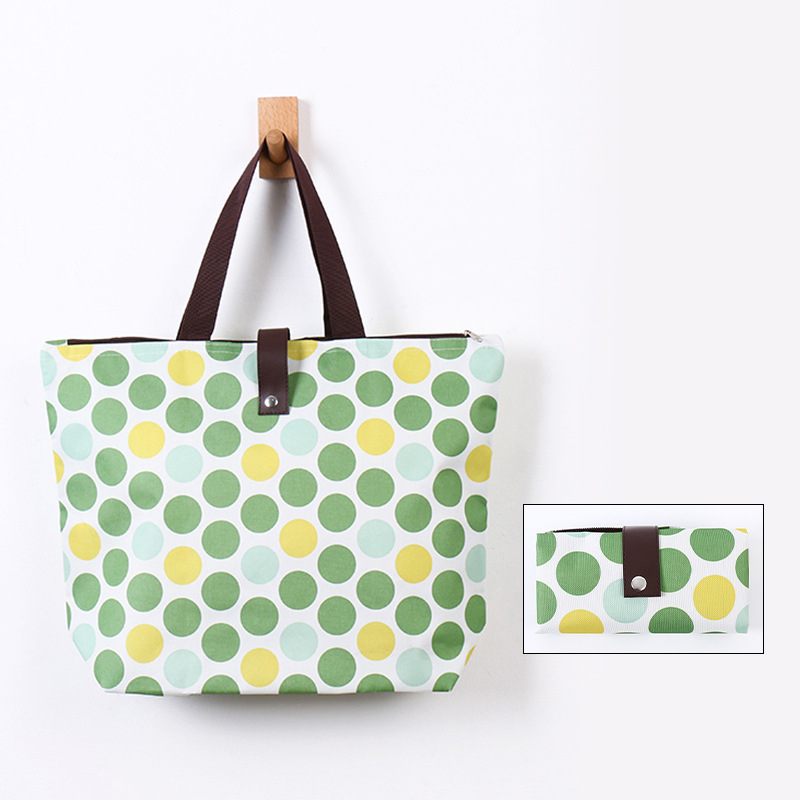 Picture of Oxford Cloth Foldableing Shopping Bag Satchel Shopping Bag Satchel Advertising Environmentally Friendly Foldableable Grocery Shopping Bag Customization