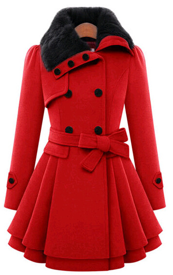 Picture of eBay2024 New European and American Women's Slim-fit Long Woolen Coat Double-breasted Woolen Coat Trenchcoat Women