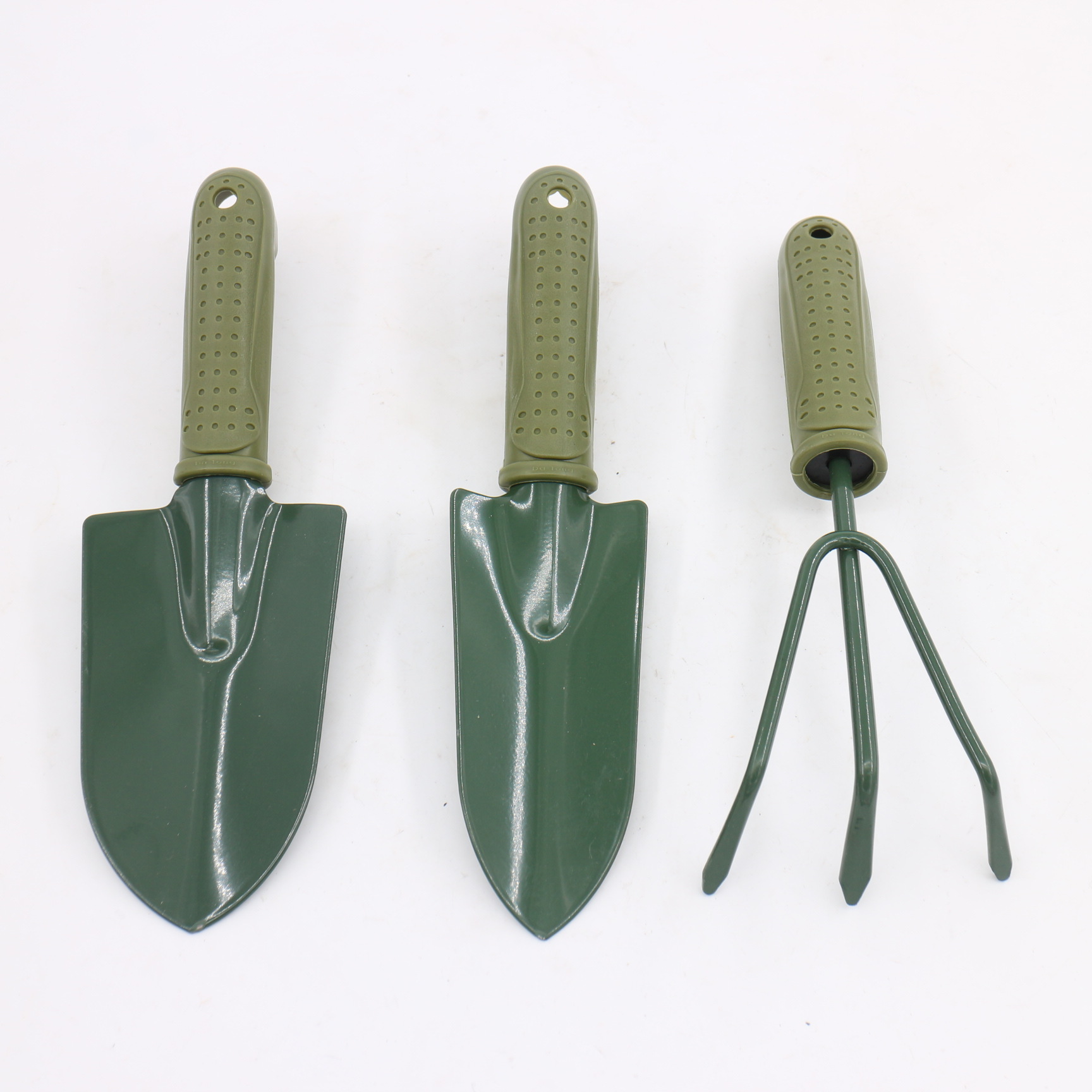 Ganhai Tools Plastic Handle Gardening Three-Piece Set Flower Shovel Small Shovel Gardening Set Fleshy Garden Tools