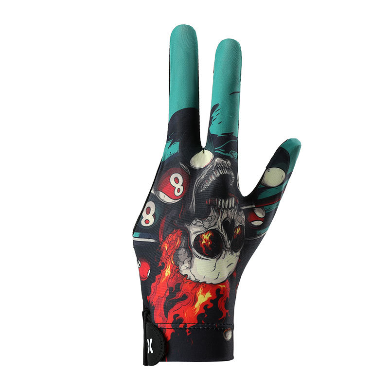 Picture of Billiards Gloves with Three Fingers Leaking for Left and Right Hands, Single Smooth Elastic Ice Silk Breathable Non-Slip Thin Billiards Gloves for Men and Women