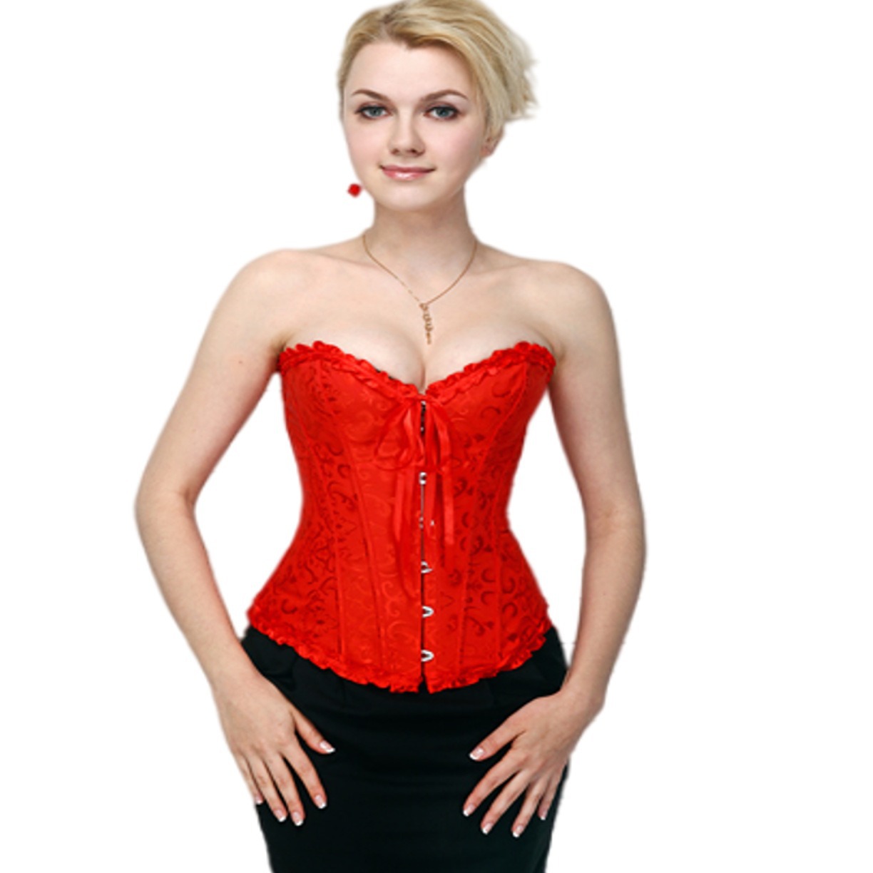 Picture of European and American court corset bridal gown corset source factory spot wholesale large favorably