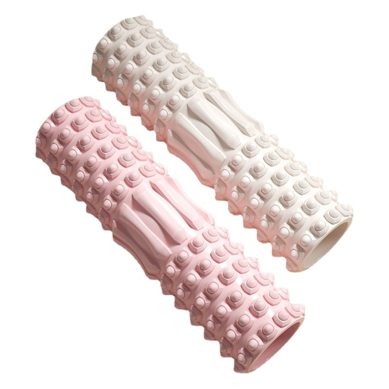 Round Floating Foam Shaft Crescent Row Yoga Column Muscle Relaxation Fitness Massage Stick Hollow Roller Yoga Stick