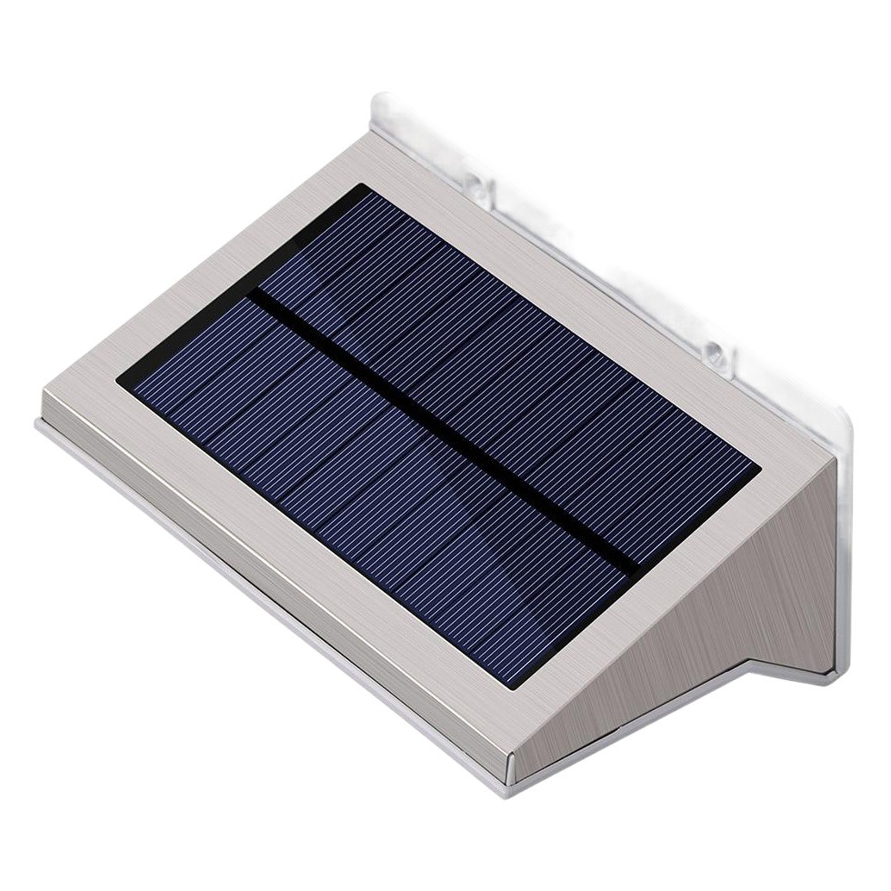 Solar Human Body Induction Lighting LED Wall Light Stainless Steel Terrace Outdoor Enclosure Garden Light Garden Light