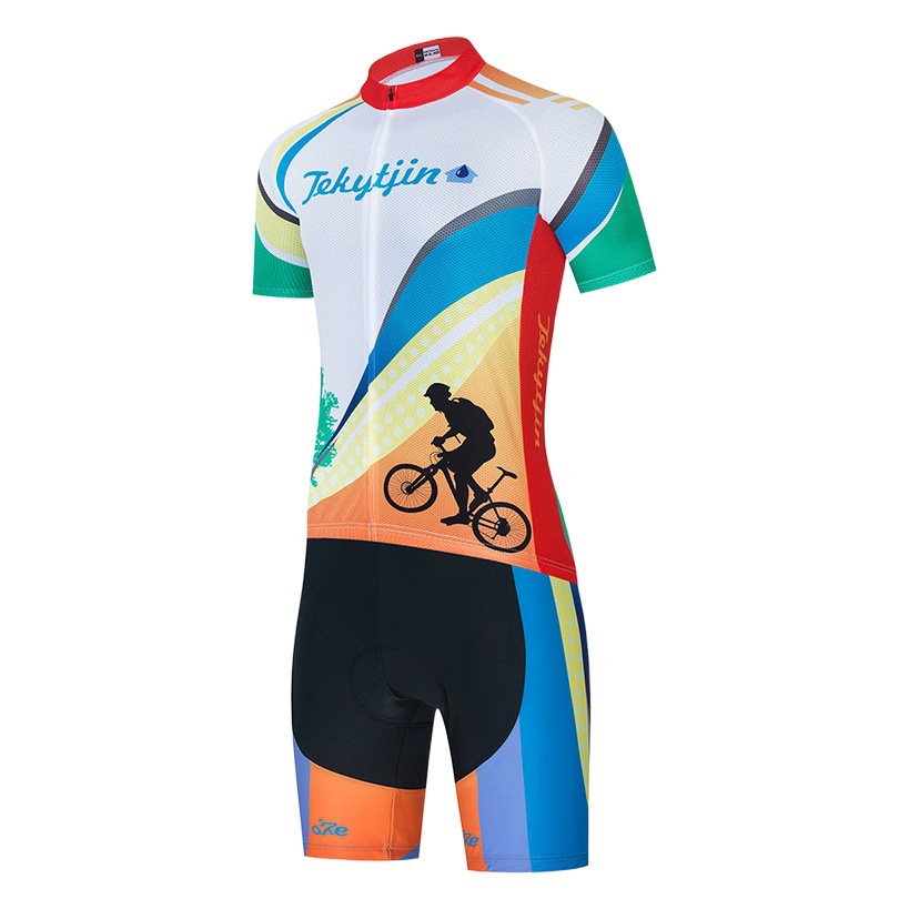 2022 new cycling sports apparel cycling clothing short sleeve top men's summer cycling clothing wholesale