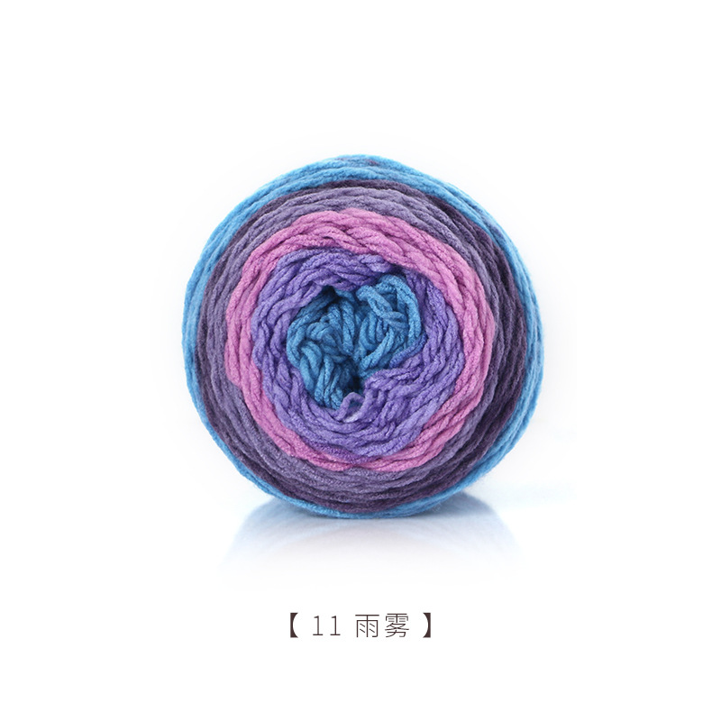 Picture of Jiathuizhi warm cake ball hand-woven acrylic wool soft scarf hat sweater crochet thick wool