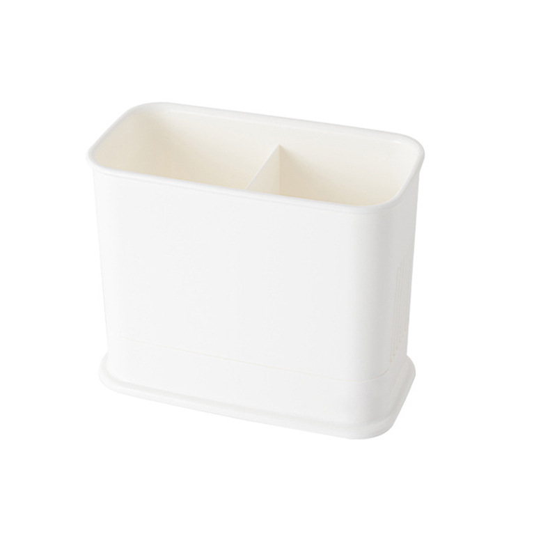 Picture of Kitchen Chopstick Barrel Drain Tableware Storage Box Spoon and Fork Storage Rack Plastic Chopstick Basket Creative Chopstick Holder Chopstick Cage