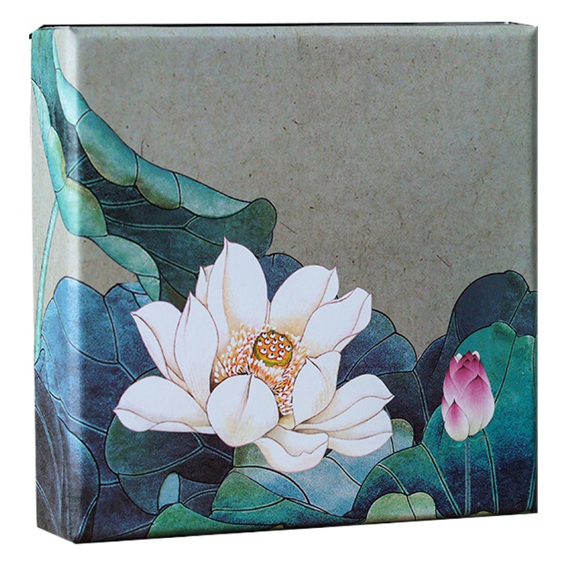 Chinese Style Box Gift Box Velvet Flower Hairpin Paper Box Ancient Style Jewelry Box Velvet Flower Hairpin National Style Packaging Box