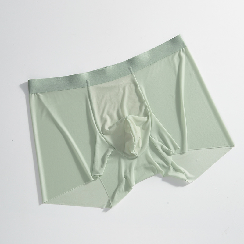 Picture of 2025 New Summer Ice Silk Underwear Men's Ultra-Thin Seamless Men's Underwear Ice Silk Large Size Boxer Briefs Men's Wholesale