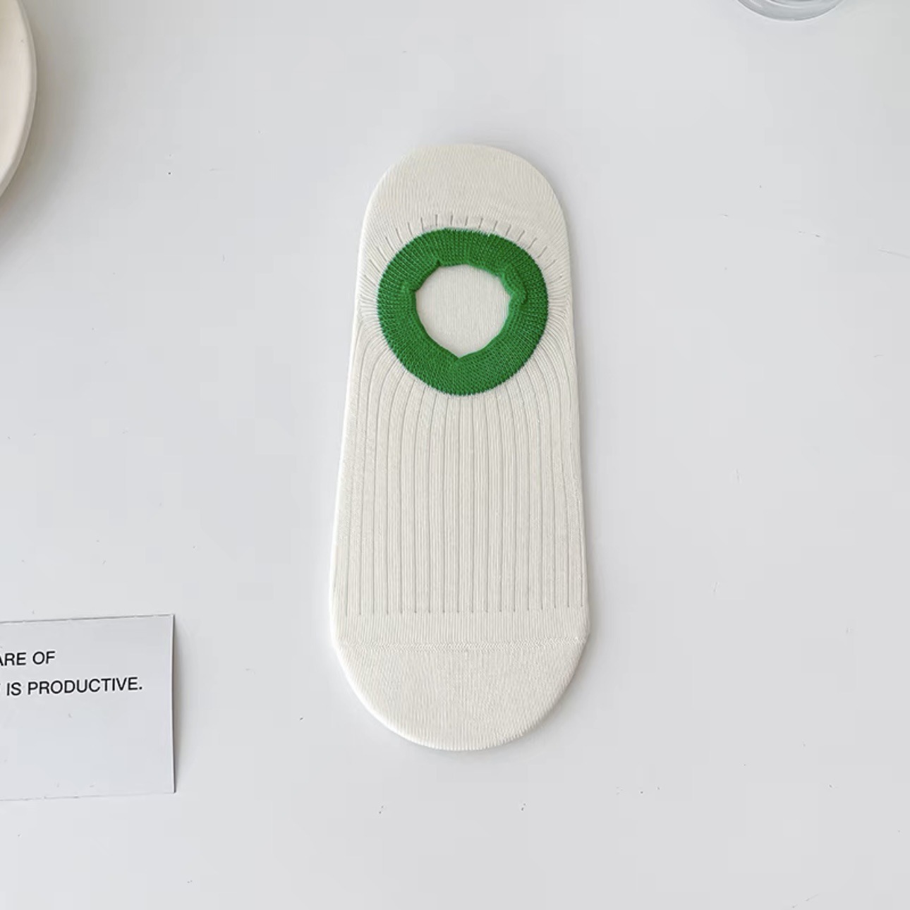 Picture of Socks women's cotton boat socks do not fall with dopamine invisible socks summer shallow mouth heel dispensing socks Zhuji socks