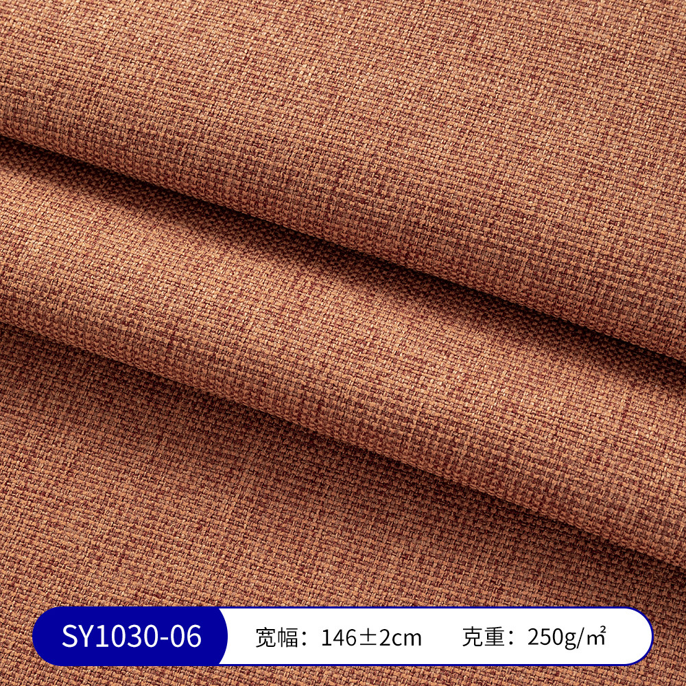 Picture of Waffle Chenille Fabric Factory Ready Stock Imitation Cotton and Linen Tablecloth Luggage Handicraft Engineering Cloth