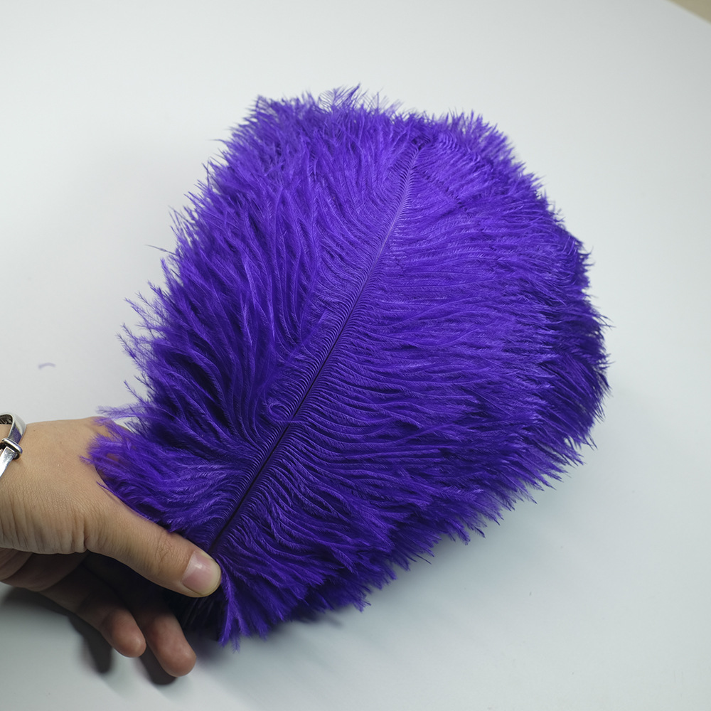 Picture of Color in stock 20-25cm ostrich feather flower home flower arrangement wedding decoration accessories ostrich feather wholesale