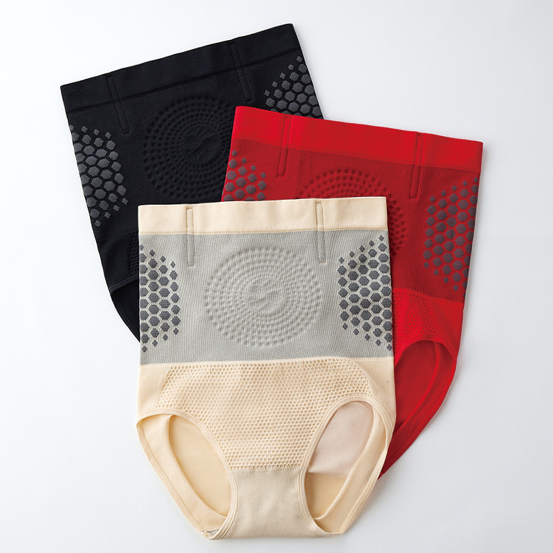 Picture of Amazon cross-border seamless high waist belly pants women's postpartum body shaping hip lifting body shaping extra large briefs