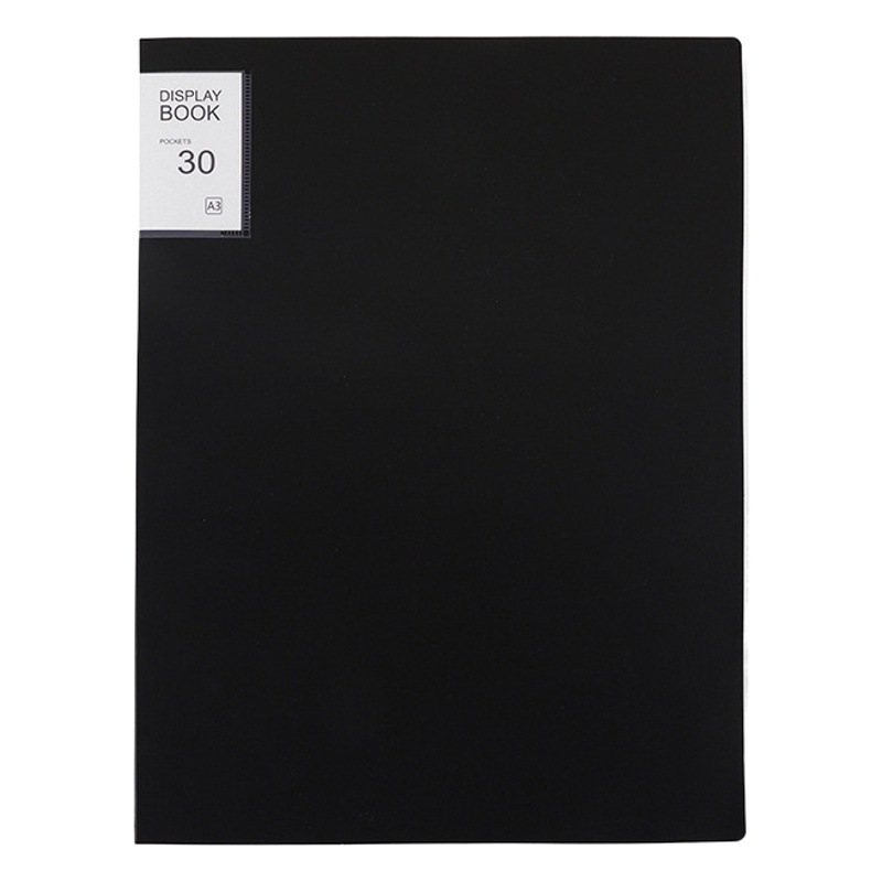A3 Candy Color Information Book pp Transparent Insert Folder Student Art Works Picture Book Test Paper Storage Folder Wholesale
