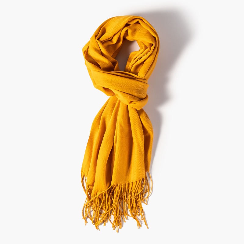 Picture of Imitation Cashmere Scarf for Women in Autumn and Winter, Warm Outer Wear, Japanese and Korean Sweet Gift, Fashionable Shawl, Factory Direct Sales, Cashmere Texture
