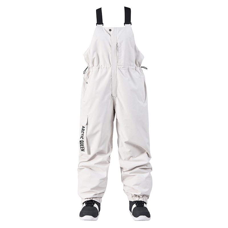 Picture of Ski suspenders for men and women OVER SIZE winter outdoor windproof snowboard pants one-body snow pants warm