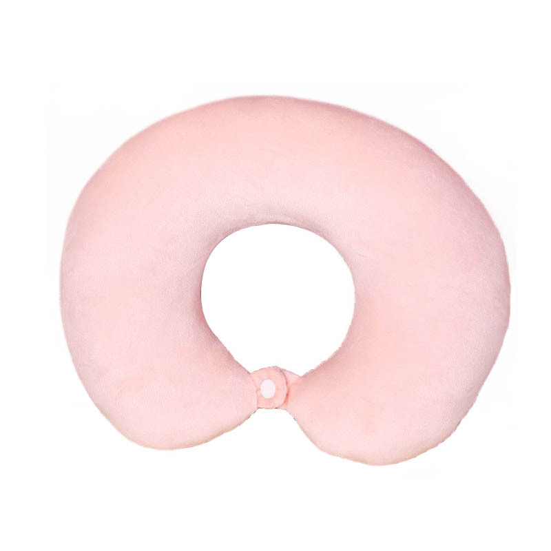 Picture of New PP cotton solid color U-shaped pillow headrest office nap pillow travel rest cervical pillow wholesale