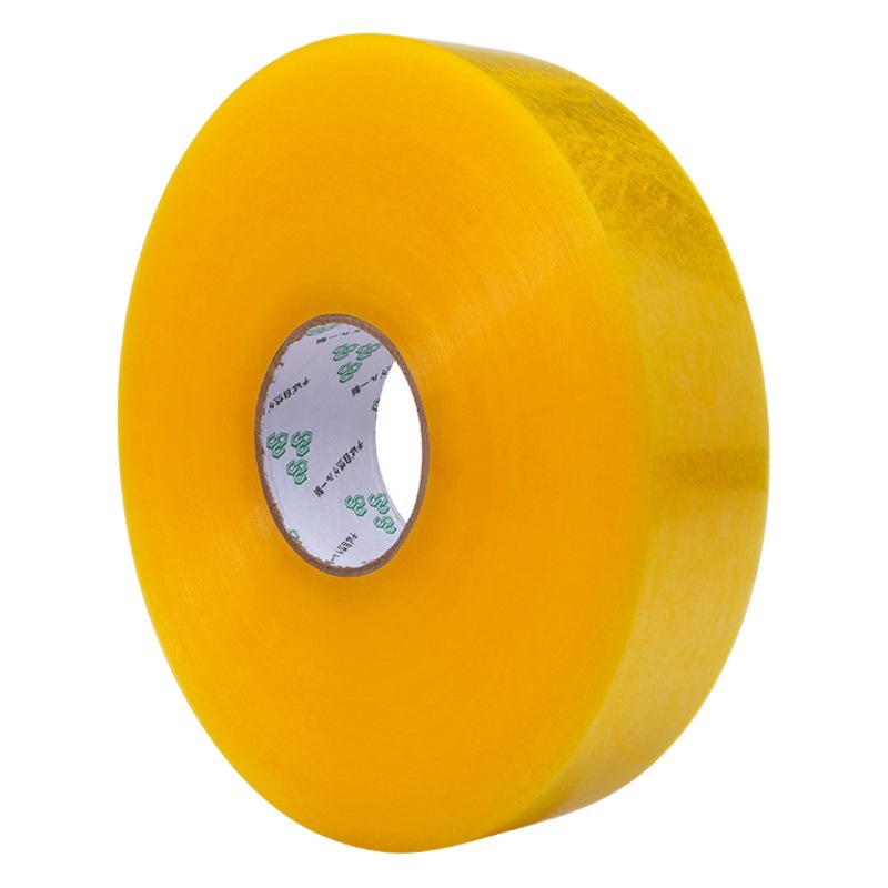 Machine packing tape 1000 meters super large roll transparent sealing tape automatic sealing machine high viscosity yellow tape printing