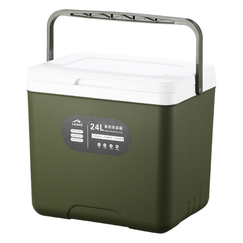 Outdoor incubator refrigerator household portable commercial stall plastic car fishing ice cube cold-keeping ice bucket ice bag