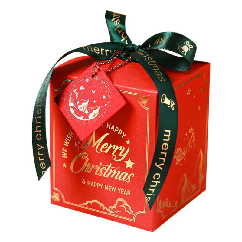 Apple Box Gift Box Christmas Eve Gift Box Empty Box Packaging Wholesale Small Ping An Fruit Packaging Bag Red Packaging Box