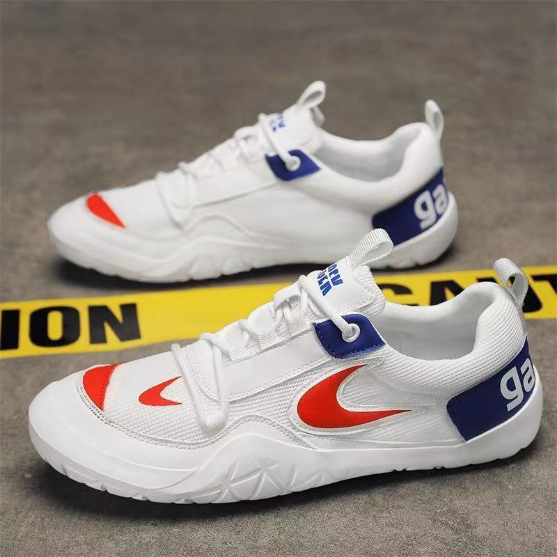 Men's shoes 2024 new summer mesh casual sneaker running soft bottom youth argan white shoes